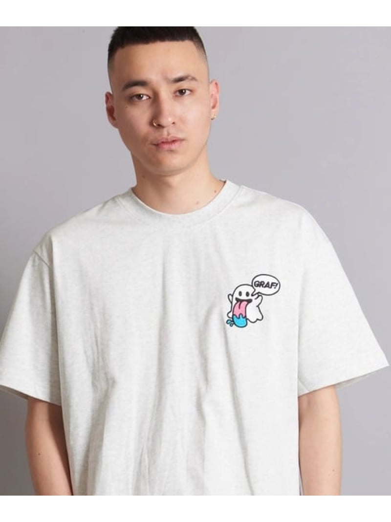 GRAF&WU/グラフアンドウー 12-SSTEE(MENS) SELECT BRANDS ジャックローズ トップス カットソー・Tシャツ ホワイト ブラック【送料無料】[Rakuten Fashion]