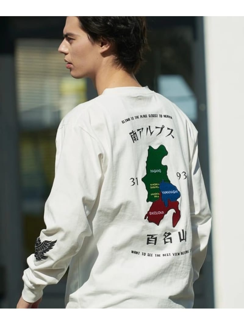 Rakuten - 【SALE／50%OFF】COBMASTER/コブマスター 吸水速乾天竺刺繍ベーシックL/STEE《南アルプス》 (MENS) COBMASTER ゴースローキャラバン トップス カットソー・Tシャツ ホワイト イエロー ブラック【RBA_E】[Rakuten Fashion]