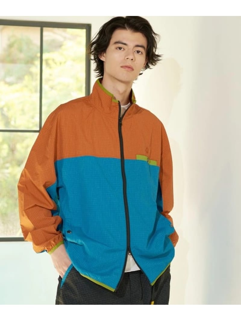 【SALE／30%OFF】COBMASTER/コブマスター ナイロンリップストップ スイッチングスタンドJK (MENS) COBMASTER ゴースローキャラバン ジャケット・アウター ブルゾン・ジャンパー オレンジ パープル【RBA_E】【送料無料】[Rakuten Fashion]のサムネイル