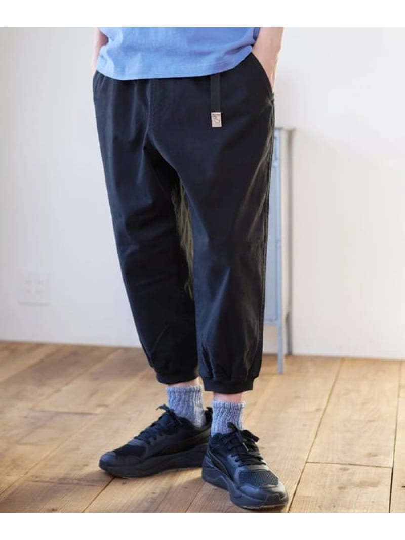 Rakuten - 【SALE／30%OFF】DUCKSTER/ダックスター ストレッチツイル リブクロップドパンツ (MENS) Duckster ゴースローキャラバン パンツ その他のパンツ ブルー カーキグリーン ベージュ ブラック【RBA_E】【送料無料】[Rakuten Fashion]