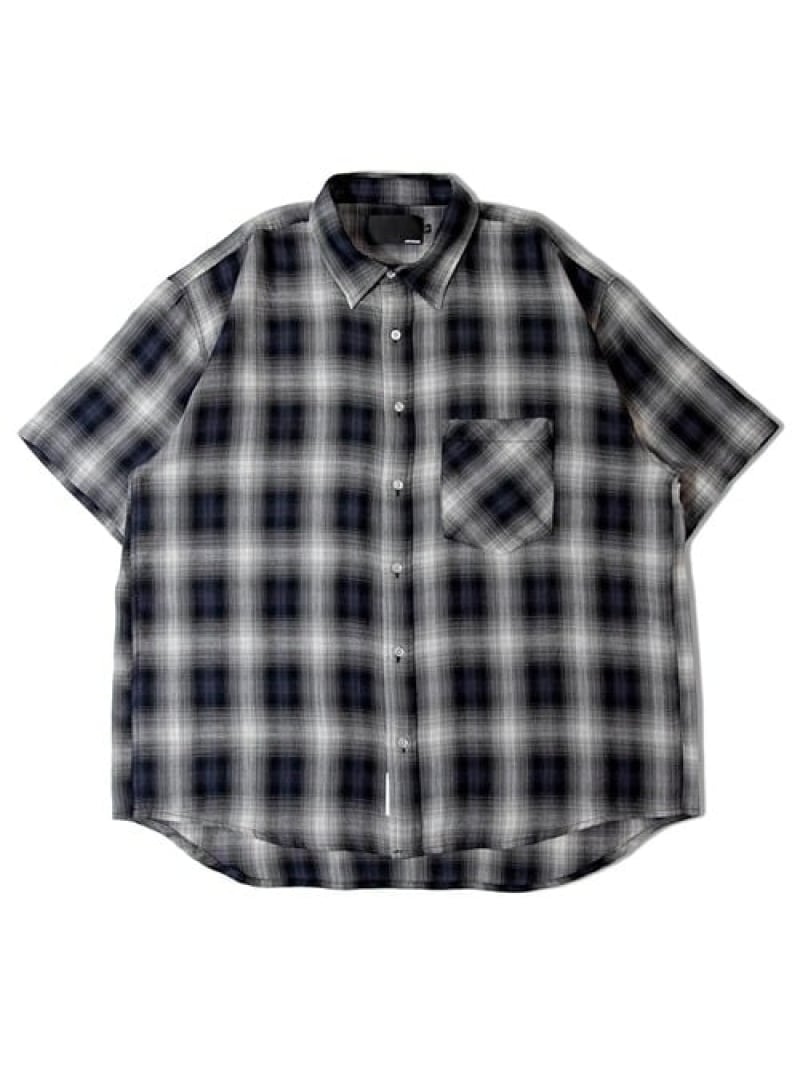 JE-CHECK SHIRT SS(MENS) JACKROSE ジャックローズ トップス シャツ・ブラウス ブラック