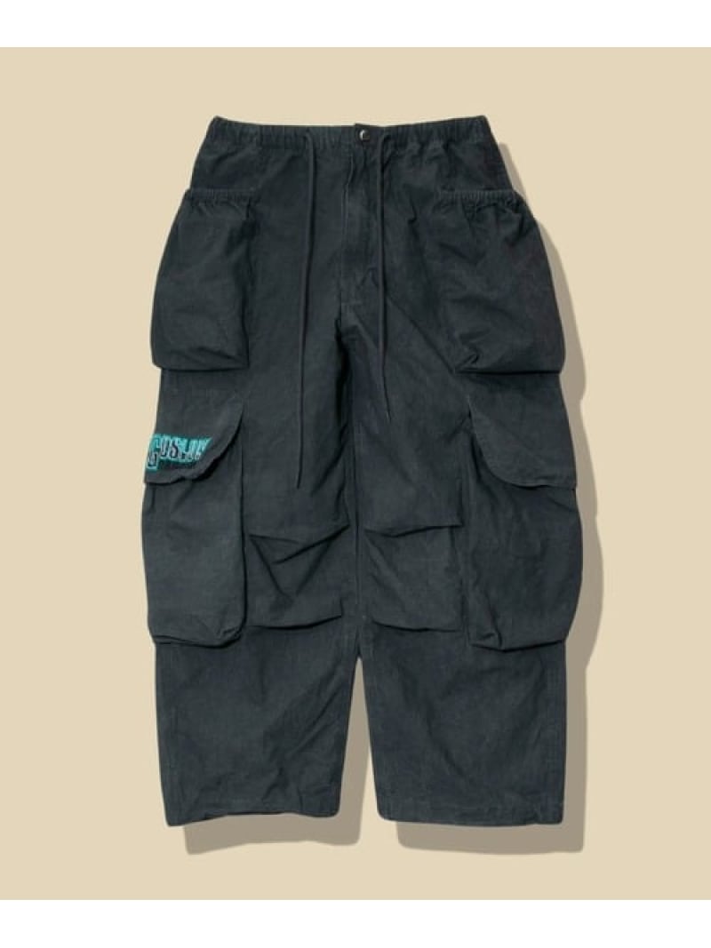 ムラ染ダンプイージーカーゴパンツ (MENS) go slow caravan ゴースローキャラバン パンツ その他のパンツ ブラック ブラウン グリーン【送料無料】[Rakuten Fashion](4)