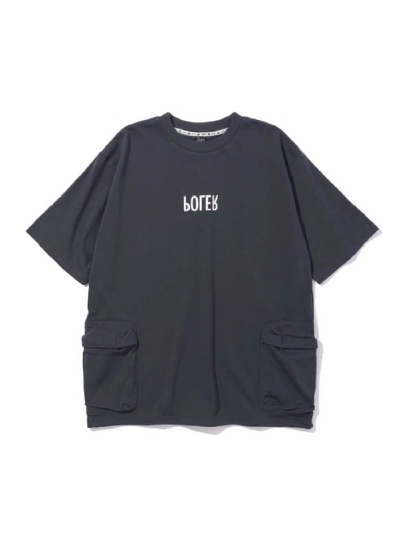 Rakuten - POLeR/ポーラー OUTSIDE POCKET SUMMIT SS TEE(MENS) SELECT BRANDS ジャックローズ トップス カットソー・Tシャツ ブラック グレー【送料無料】[Rakuten Fashion]