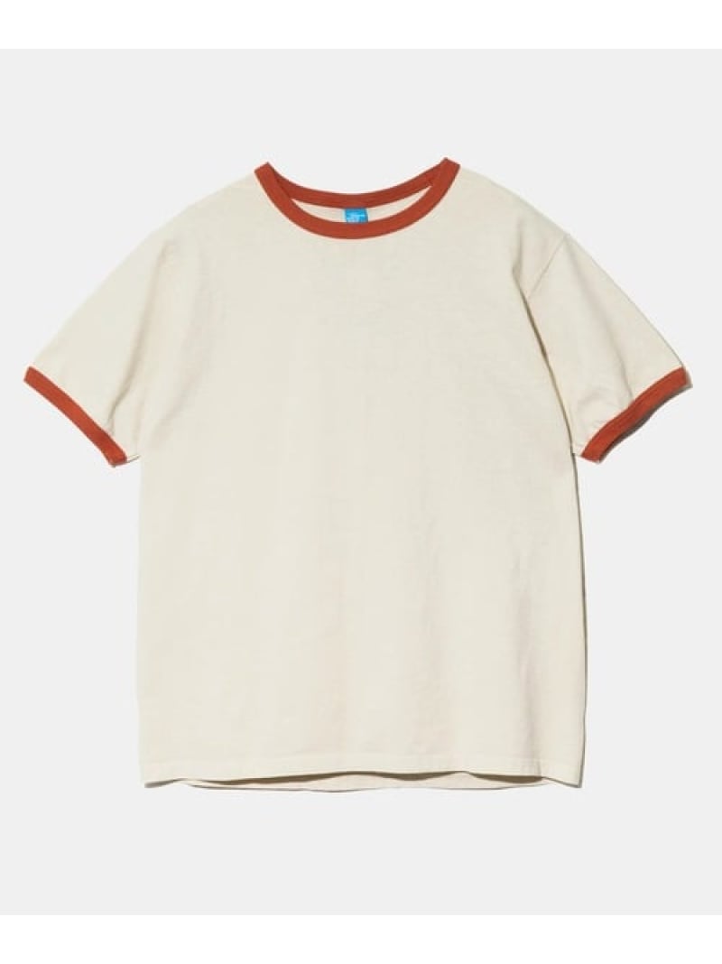 Rakuten - GOOD ON/グッドオン SS RINGER TEE (MENS) Good On ゴースローキャラバン トップス カットソー・Tシャツ ブルー オレンジ【送料無料】[Rakuten Fashion]