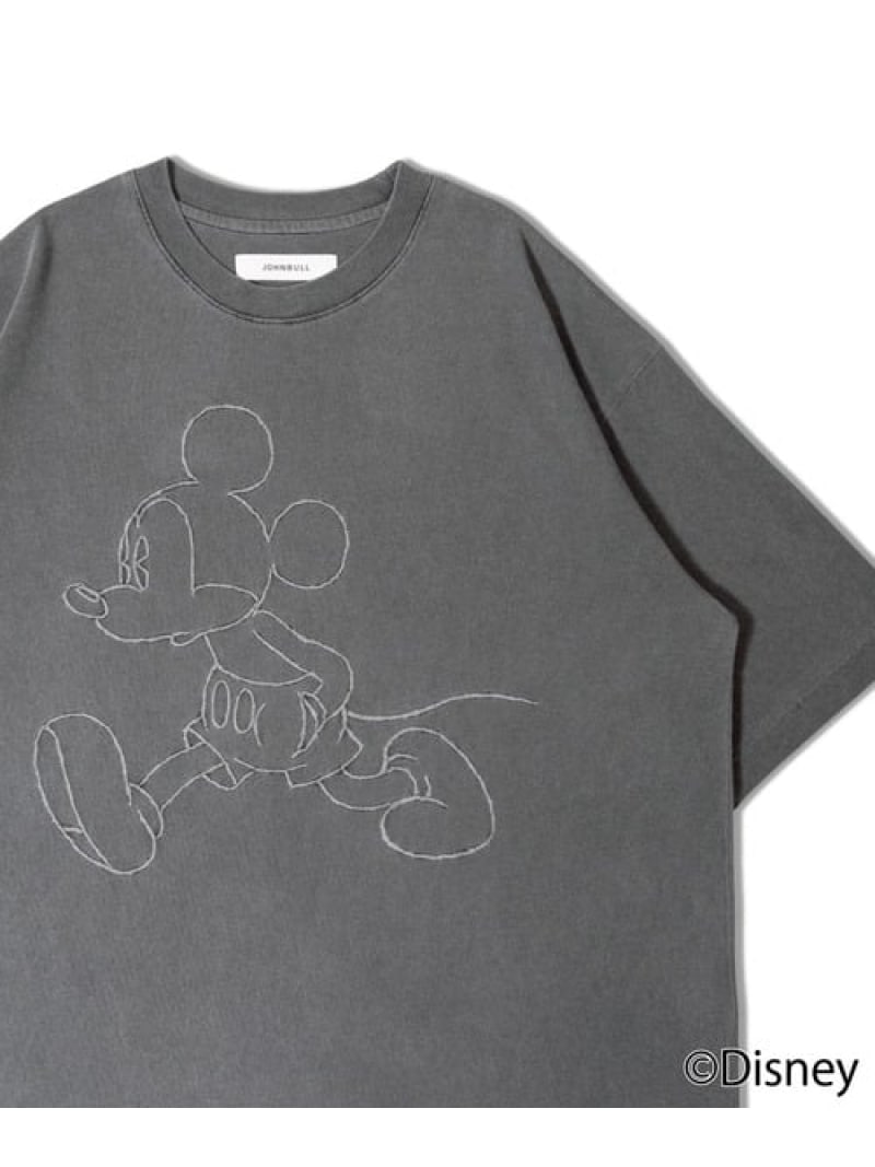 JOHNBULL/ジョンブル MICKEY MOUSE S/S Tee. Embroidery(MENS) SELECT BRANDS ジャ...