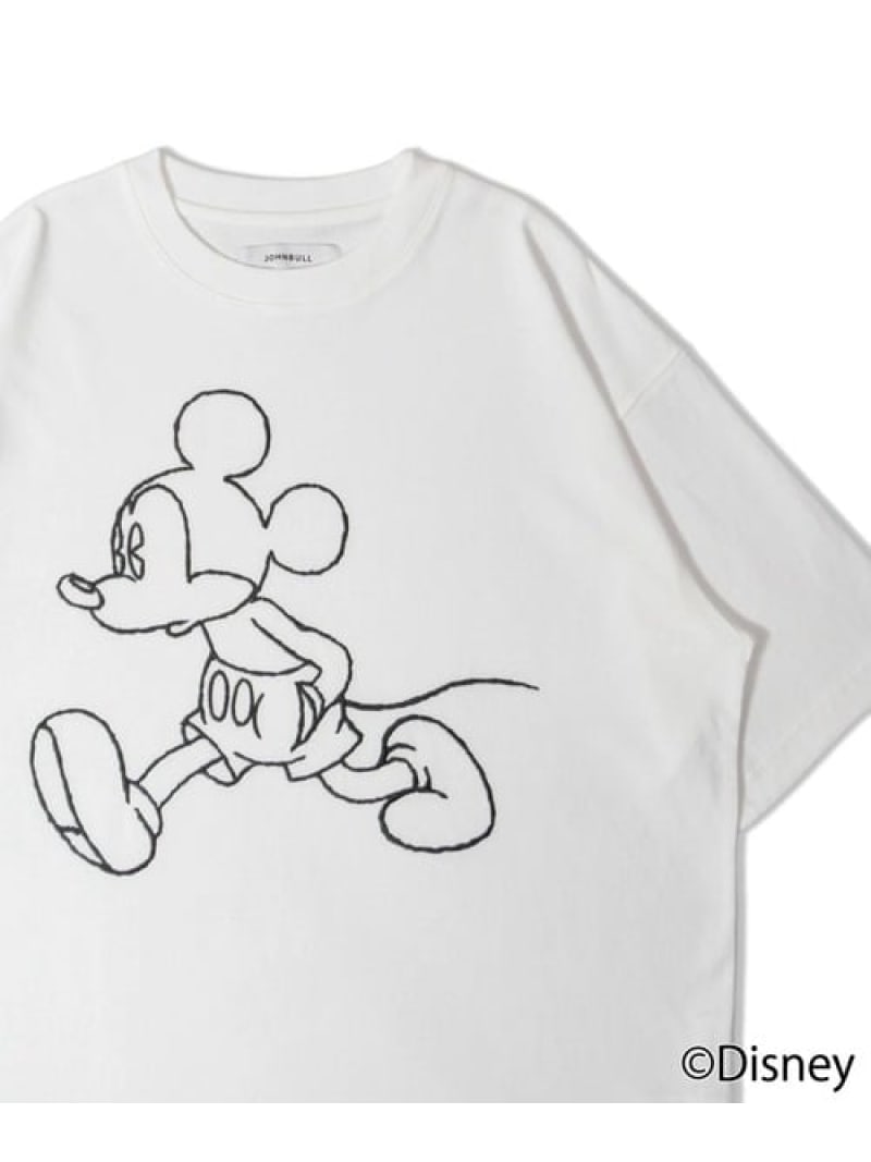 JOHNBULL/ジョンブル MICKEY MOUSE S/S Tee. Embroidery(MENS) SELECT BRANDS ジャ...