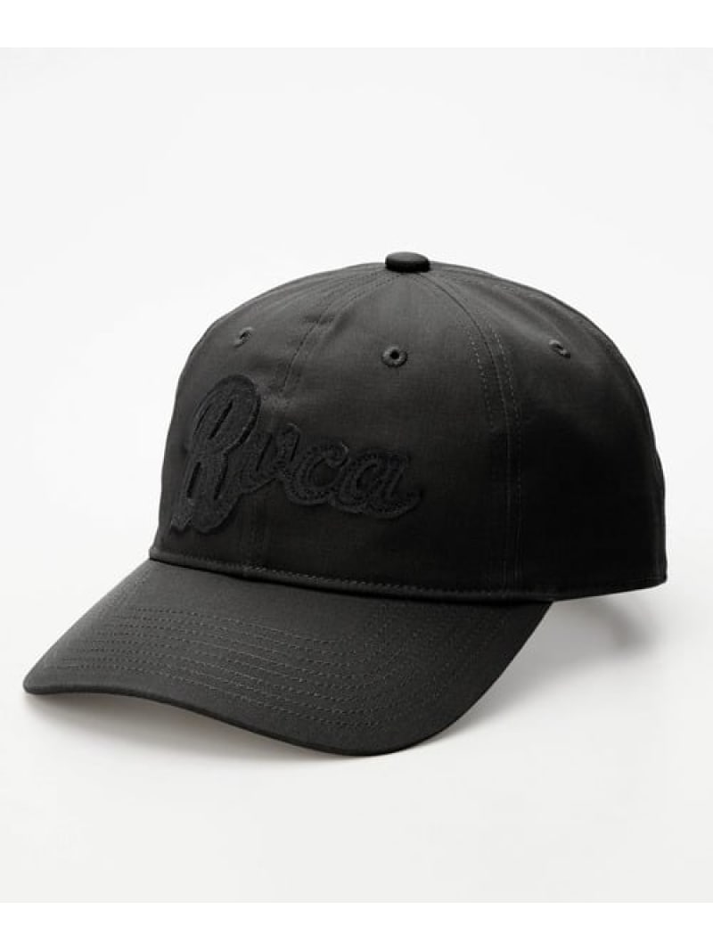 Rakuten - RVCA/ルーカ FELT EMBROIDERY CAP SELECT BRANDS ジャックローズ 帽子 キャップ ブラック【送料無料】[Rakuten Fashion]