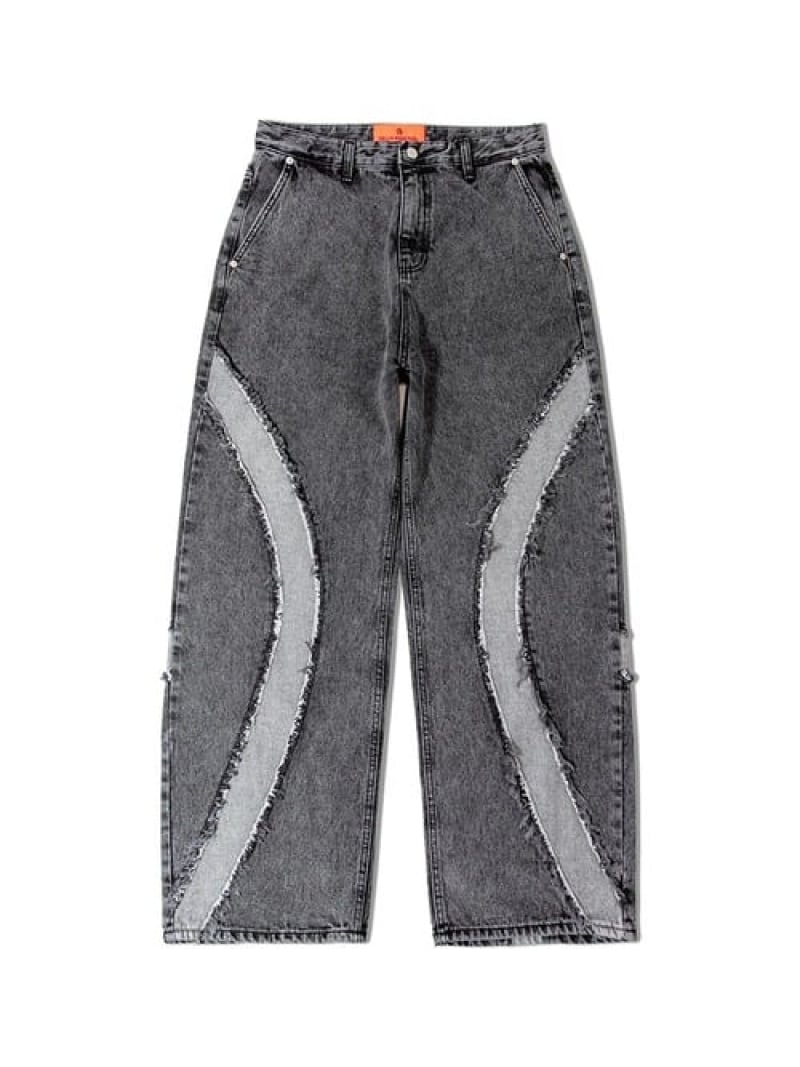 Rakuten - 【SALE／50%OFF】GA 切替STONE-WASH JEAN(MENS) GALLIS ADDICTION ジャックローズ パンツ その他のパンツ ブラック【RBA_E】【送料無料】[Rakuten Fashion]