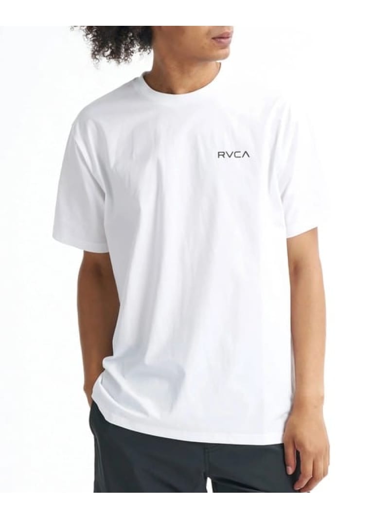 RVCA/ルーカ STRAIGHT WAY サーフTシャツ(MENS) SELECT BRANDS ジャックローズ トップス カットソー・Tシャツ ホワイト ブラック【送料無料】[Rakuten Fashion]