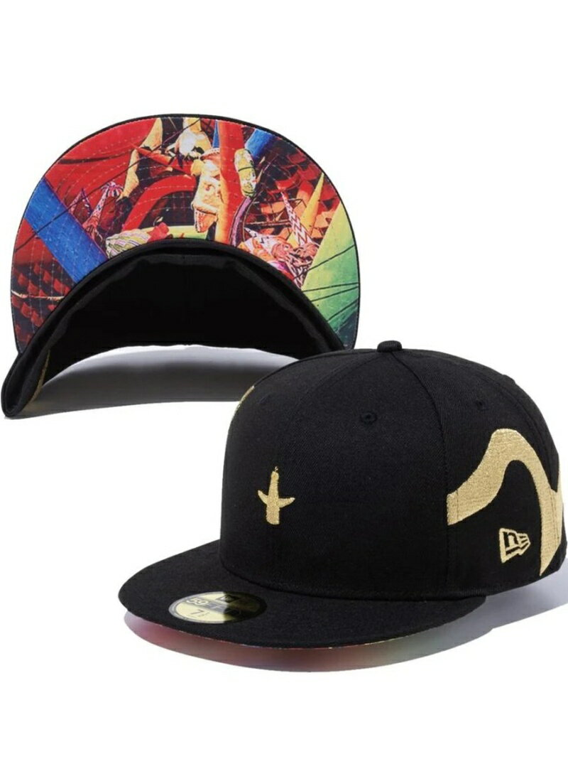 NEWERA/(U)NEW ERA 59FIFTY Taro Okamoto NEW ERA ゴースローキャラバン 帽子 キャップ ブラック【送料無料】[Rakuten Fashion]