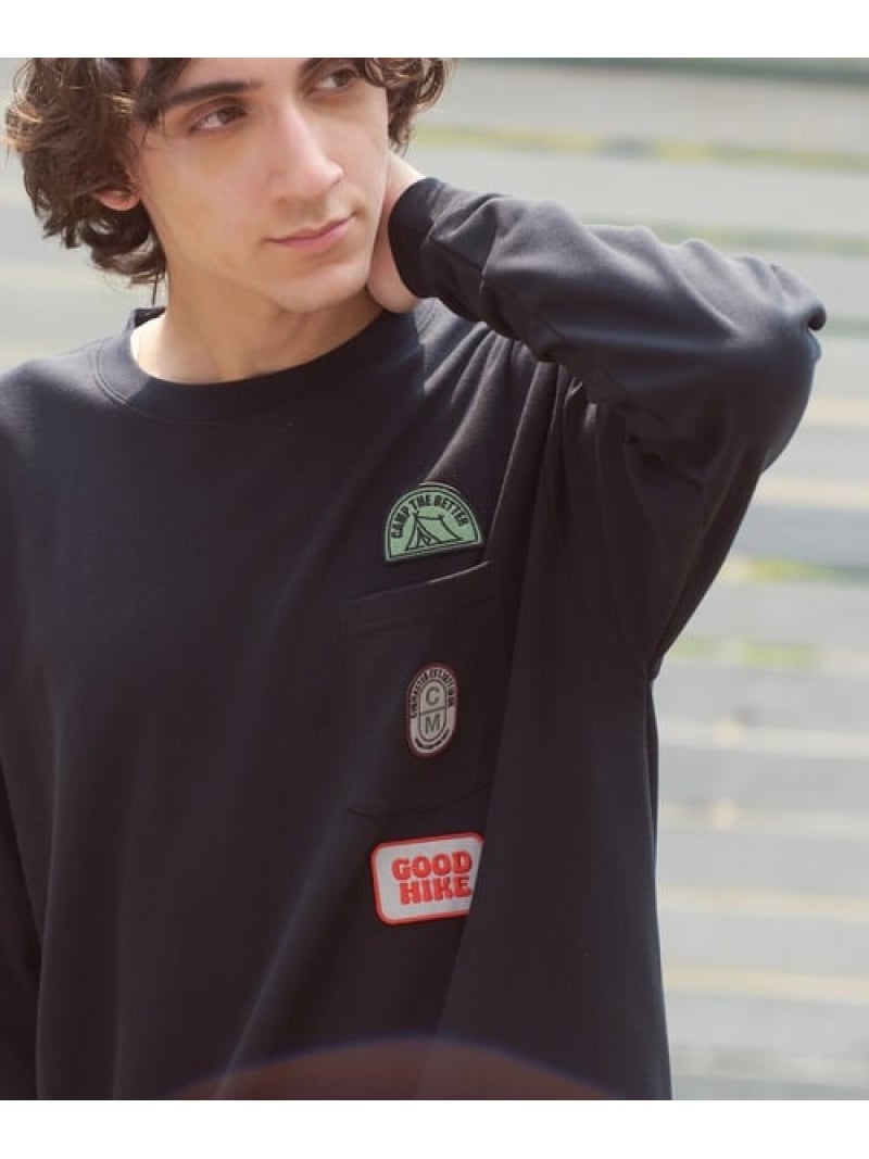 COBMASTER/コブマスター CVC鹿の子 ワッペンポケットL/STEE (MENS) COBMASTER ゴースローキャラバン トップス カットソー・Tシャツ パープル ブラック【送料無料】[Rakuten Fashion]のサムネイル