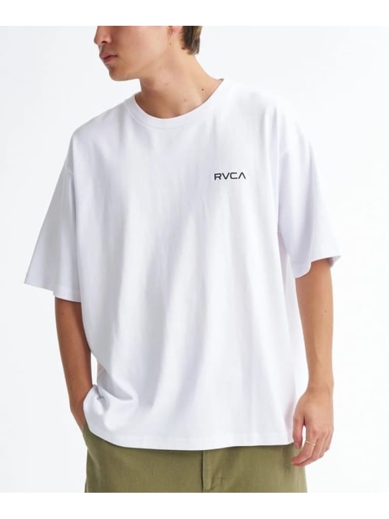 Rakuten - RVCA/ルーカ BACK SIDE ARCH SSTシャツ(MENS) SELECT BRANDS ジャックローズ トップス カットソー・Tシャツ グレー ホワイト【送料無料】[Rakuten Fashion]