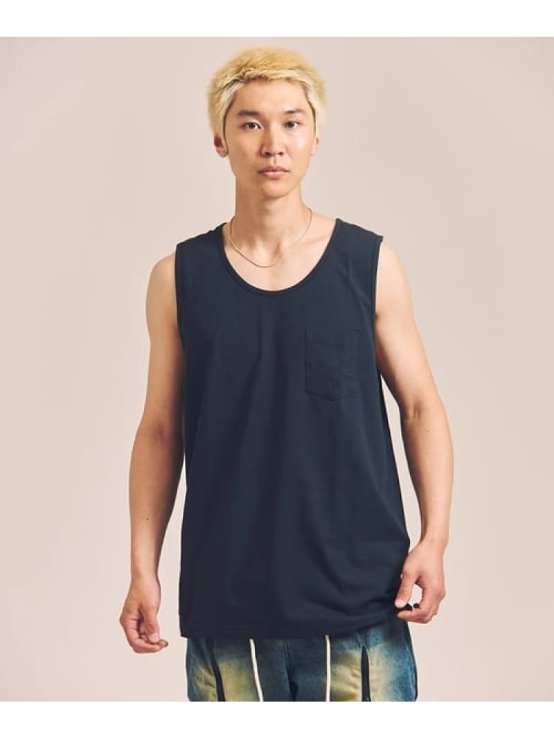 SHELTECH/シェルテック プレーティング天竺-Tanktop(MENS) SELECT BRANDS ジャックローズ トップス ノースリーブ・タンクトップ ブラック ホワイト【送料無料】[Rakuten Fashion]