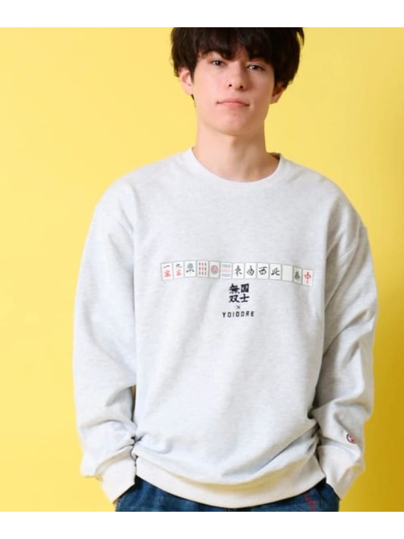 Rakuten - YOIDORE/酔いどれ 国士無双 コラボ クルーネックスウェット(MENS) SELECT BRANDS ジャックローズ トップス スウェット・トレーナー ブラック【送料無料】[Rakuten Fashion]