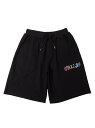 (M)GALLIS ADDICTION/GA RANDOM-COL刺繍SHORTS GALLIS ADDICTION ジャックローズ パンツ その他のパンツ ブラック ホワイト【送料無料】[Rakuten Fashion]