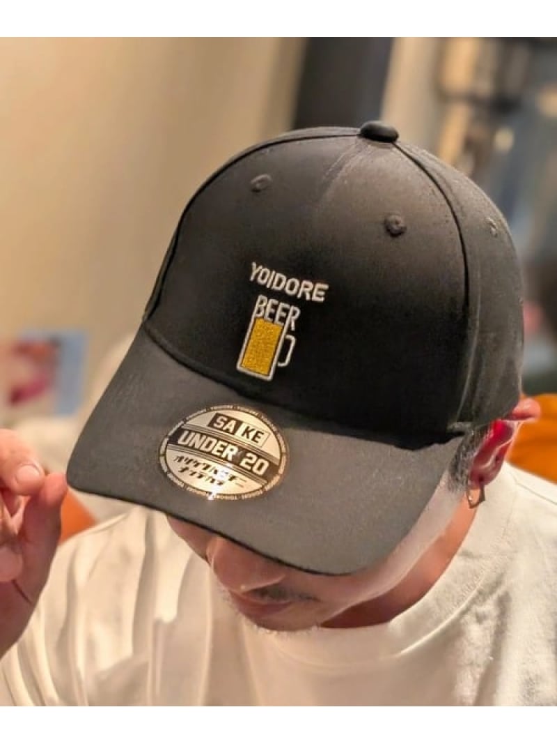 YOIDORE/酔いどれ CAP SELECT BRANDS ジャックローズ 帽子 キャップ ブラック