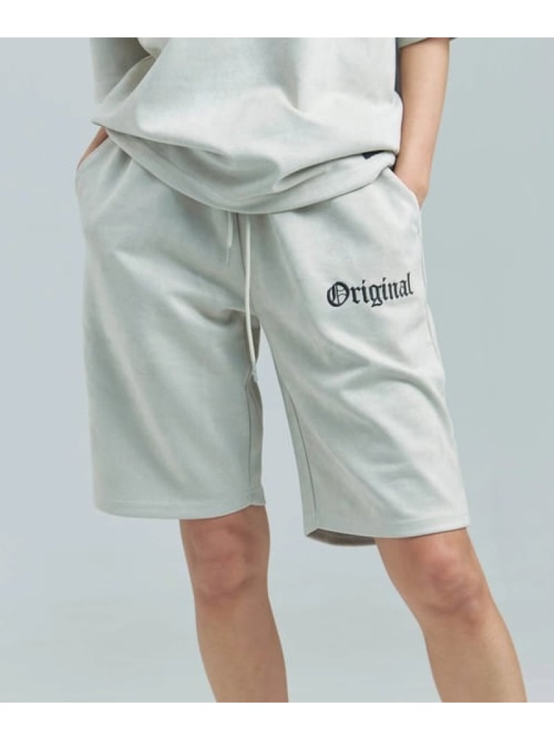 Rakuten - GA Suede 刺繍 Shorts(MENS) GALLIS ADDICTION ジャックローズ パンツ その他のパンツ ホワイト ブラック【送料無料】[Rakuten Fashion]