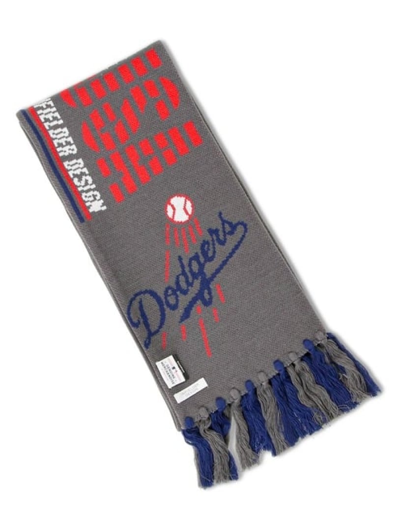 Cashmere - 【SALE／50%OFF】INFIELDER DESIGN×MLB/インフィールダーデザイン×エムエルビー STADIUM MUFF SELECT BRANDS ジャックローズ ファッション雑貨 マフラー・ストール・ネックウォーマー グレー ネイビー【RBA_E】[Rakuten Fashion]