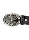 GA CROSS&STAR LEATHER BELT GALLIS ADDICTION ジャックローズ ファッション雑貨 ベルト ブラック【送料無料】[Raku...
