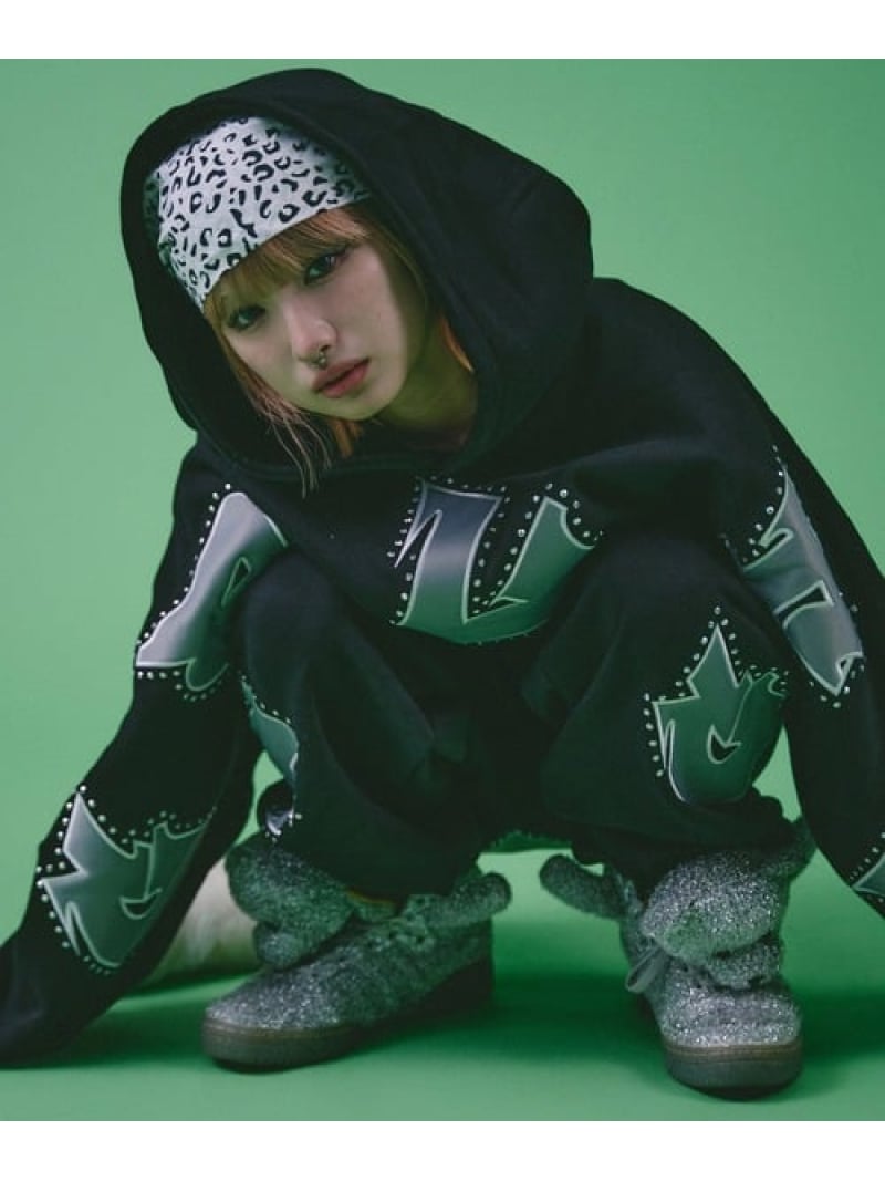 Rakuten - 【SALE／30%OFF】GALFY/ガルフィー ギャル男BIGロゴダブダブパーカー *セットアップ対応(MENS) SELECT BRANDS ジャックローズ トップス スウェット・トレーナー ブラック【RBA_E】【送料無料】[Rakuten Fashion]
