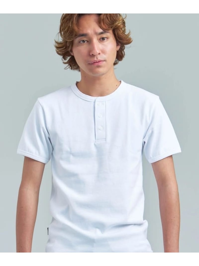 Rakuten - AVIREX/アヴィレックス DAILY S/S RIB HENLY NECK TEE(MENS) SELECT BRANDS ジャックローズ トップス カットソー・Tシャツ ホワイト ブラック[Rakuten Fashion]