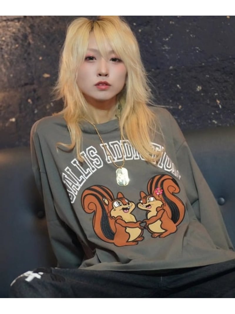 【SALE／40%OFF】GARISU-恋人とはーとロンT(MENS) GALLIS ADDICTION ジャックローズ トップス カットソ..