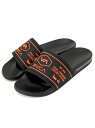 RVCA/ルーカ CHAINMAIL SHOWER SLIDE SELECT BRANDS ジャックローズ シューズ・靴 サンダル オレンジ ブラック【送料無料...