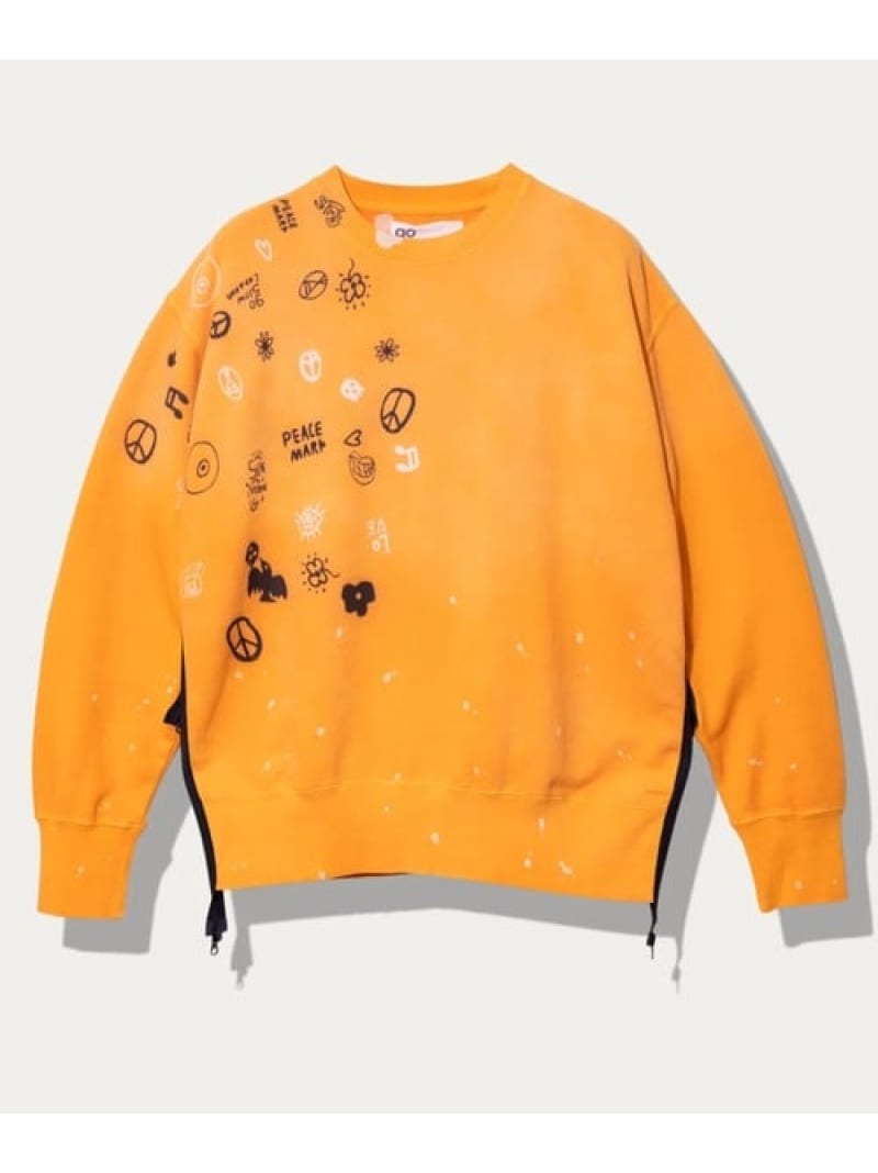 Rakuten - UNIQUEインレイ G/D サイドZIP プルオーバー (MENS) go slow caravan ゴースローキャラバン トップス スウェット・トレーナー グリーン パープル オレンジ【送料無料】[Rakuten Fashion]