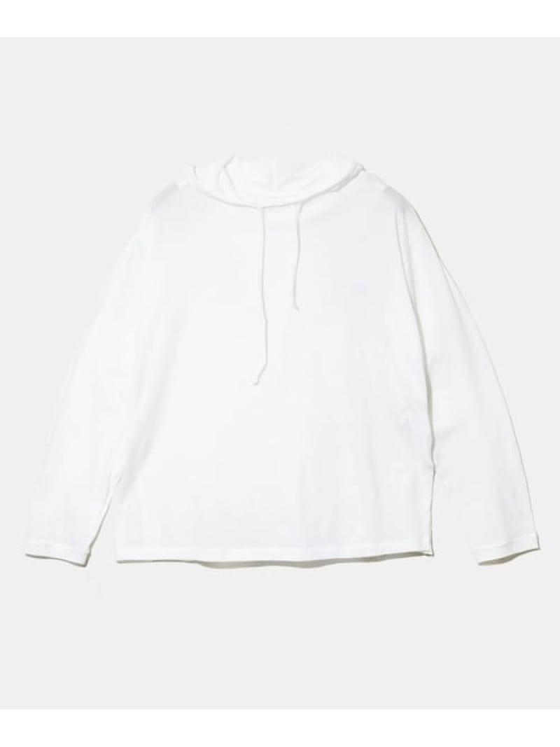 Rakuten - GENTIL/ジャンティー シアーフードロンTEE (WOMENS) GSC WOMENS SELECT ゴースローキャラバン トップス カットソー・Tシャツ ホワイト レッド パープル[Rakuten Fashion]