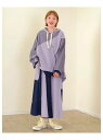 【SALE/50%OFF】mililopiulu/ミリロピュール ガーメントダイ切替フーディー (WOMENS) GSC WOMENS SELECT ゴースロー...