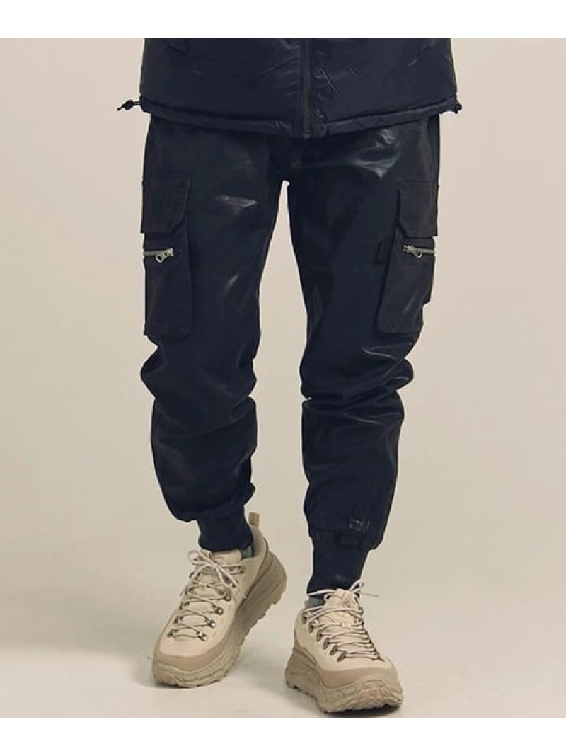 Rakuten - 【SALE／70%OFF】GA COATING CARGO JOG PANTS(MENS) GALLIS ADDICTION ジャックローズ パンツ その他のパンツ ベージュ ブラック【RBA_E】【送料無料】[Rakuten Fashion]