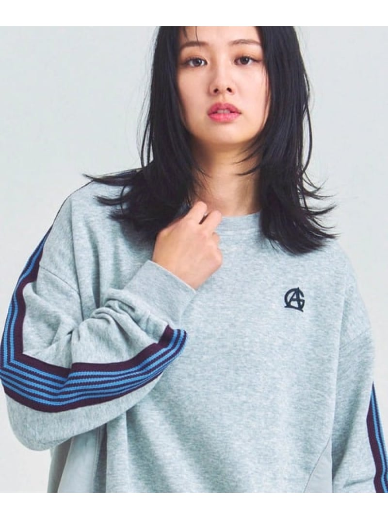 Rakuten - 【SALE／40%OFF】GA 切替LINE CREW(MENS) GALLIS ADDICTION ジャックローズ トップス スウェット・トレーナー ブラック グレー【RBA_E】[Rakuten Fashion]