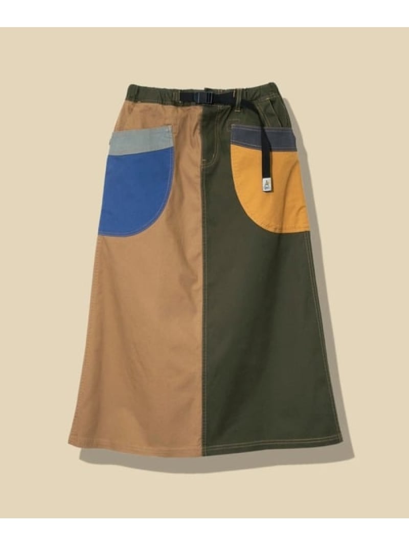 Rakuten - ストレッチキャンバス脇ポケクレイジースカート (WOMENS) go slow caravan ゴースローキャラバン スカート その他のスカート【送料無料】[Rakuten Fashion]