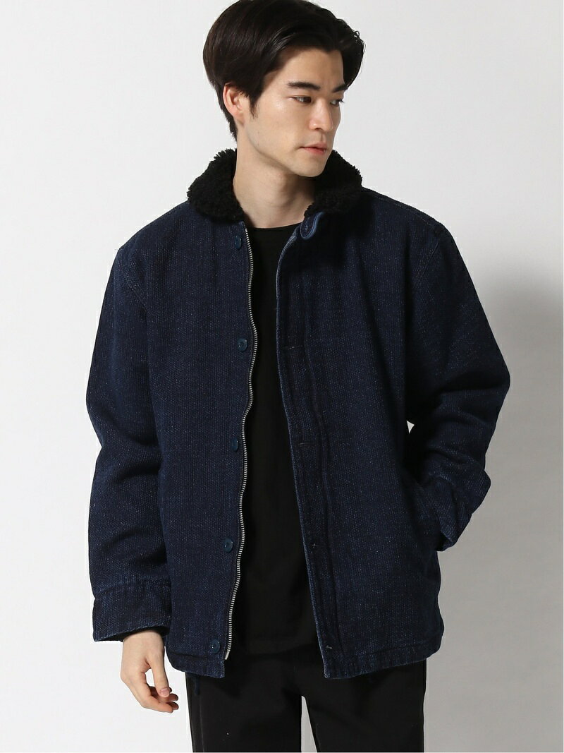 【SALE／30%OFF】AOZORA BLUE HEAVEN/(M)750111 刺し子DENIM N-1 AOZORA BLUE HEAVEN ゴースローキャラバン ジャケット・アウター デニムジャケット ネイビー【RBA_E】【送料無料】[Rakuten Fashion]