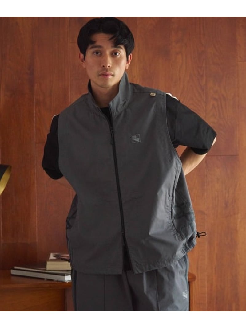 Rakuten - DUCKSTER/ダックスター ECGラインベスト (MENS) Duckster ゴースローキャラバン トップス ベスト・ジレ ブラック グリーン グレー【送料無料】[Rakuten Fashion]