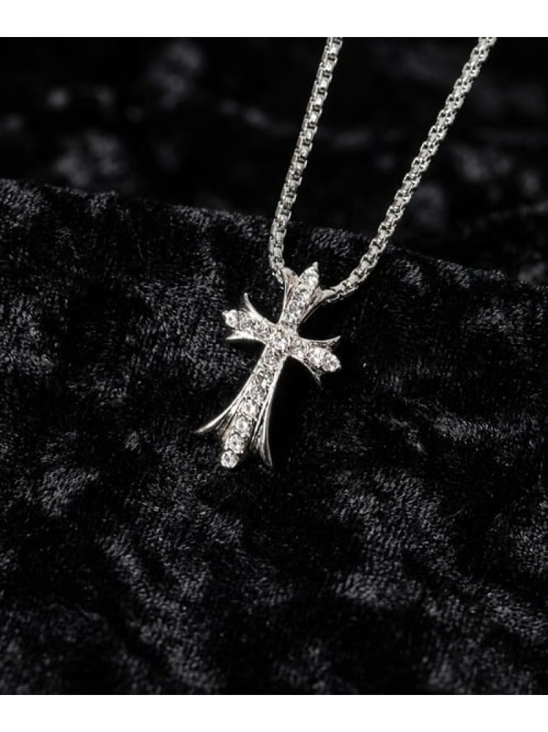 Rakuten - GA Cross-Stone Top Necklace GALLIS ADDICTION ジャックローズ アクセサリー・腕時計 ネックレス ゴールド シルバー[Rakuten Fashion]