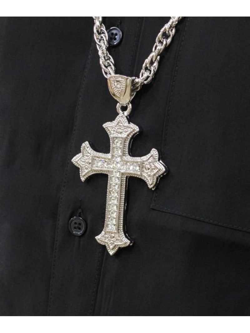 GA Bring-Bring Cross GALLIS ADDICTION ジャックローズ アクセサリー・腕時計 ネックレス シルバー