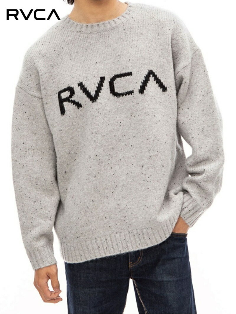 ルーカ BIG RVCA KNIT ニット RVCA ジャックローズ トップス ニット グレー グリーン ブラック【送料無料】[Rakuten Fashion]