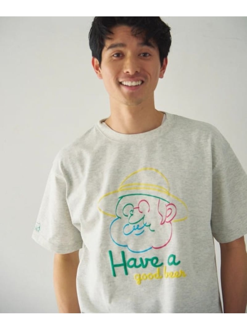 Rakuten - DUCKSTER/ダックスター T/C度詰め天竺 レギュラーS/STEE《Have a good》(MENS) Duckster ゴースローキャラバン トップス カットソー・Tシャツ ピンク グリーン[Rakuten Fashion]