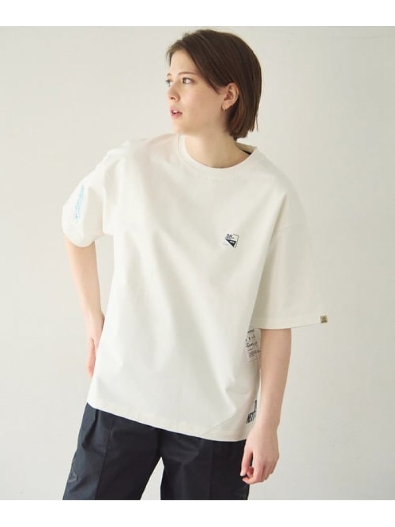 Rakuten - DUCKSTER/ダックスター 機能素材アシメ切替フーズフィットS/STEE (MENS) Duckster ゴースローキャラバン トップス カットソー・Tシャツ ホワイト パープル【送料無料】[Rakuten Fashion]