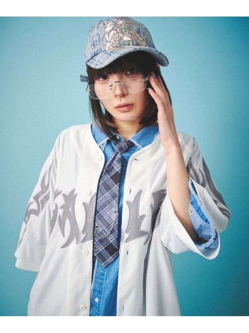 Rakuten - 【SALE／30%OFF】GALFY/ガルフィー 部族長メッシュシャツ SS(MENS) SELECT BRANDS ジャックローズ トップス シャツ・ブラウス ホワイト ブラック【RBA_E】【送料無料】[Rakuten Fashion]