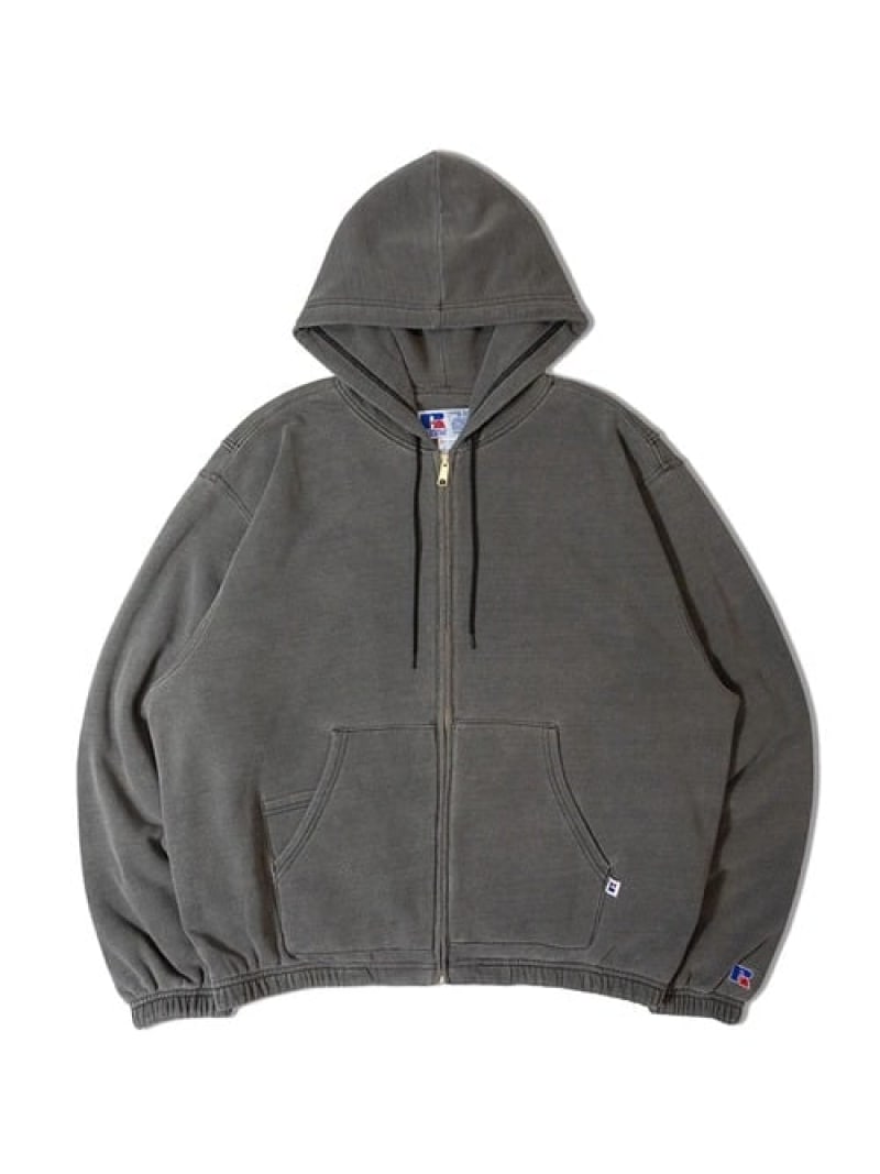 RUSSELL/ラッセル DENIM SWEAT ZIP-UP HOODIE(MENS) SELECT BRANDS ジャックローズ トップス スウェット トレーナー ブラック ブルー【送料無料】 Rakuten Fashion