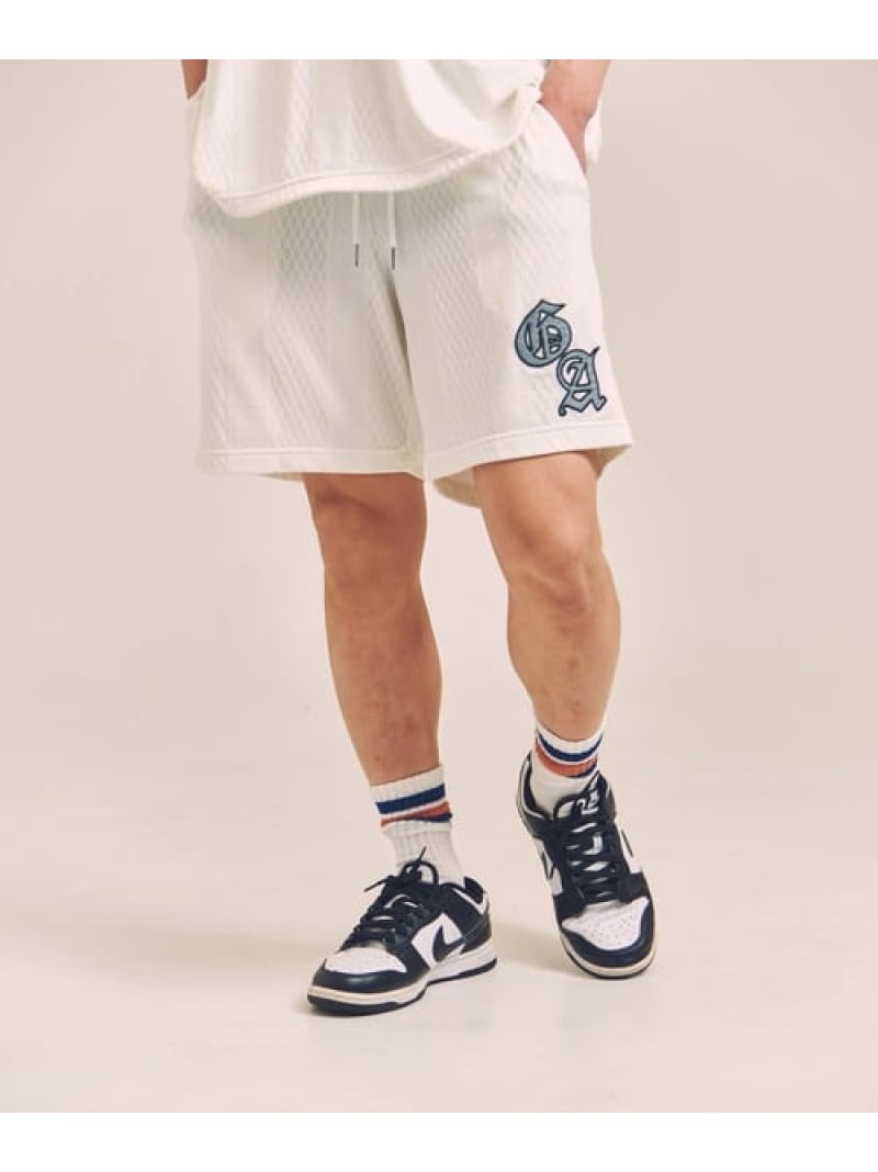 Rakuten - 【SALE／30%OFF】GA JACQUARD O.E SHORTS *セットアップ対応(MENS) GALLIS ADDICTION ジャックローズ パンツ その他のパンツ ホワイト ブラック【RBA_E】【送料無料】[Rakuten Fashion]