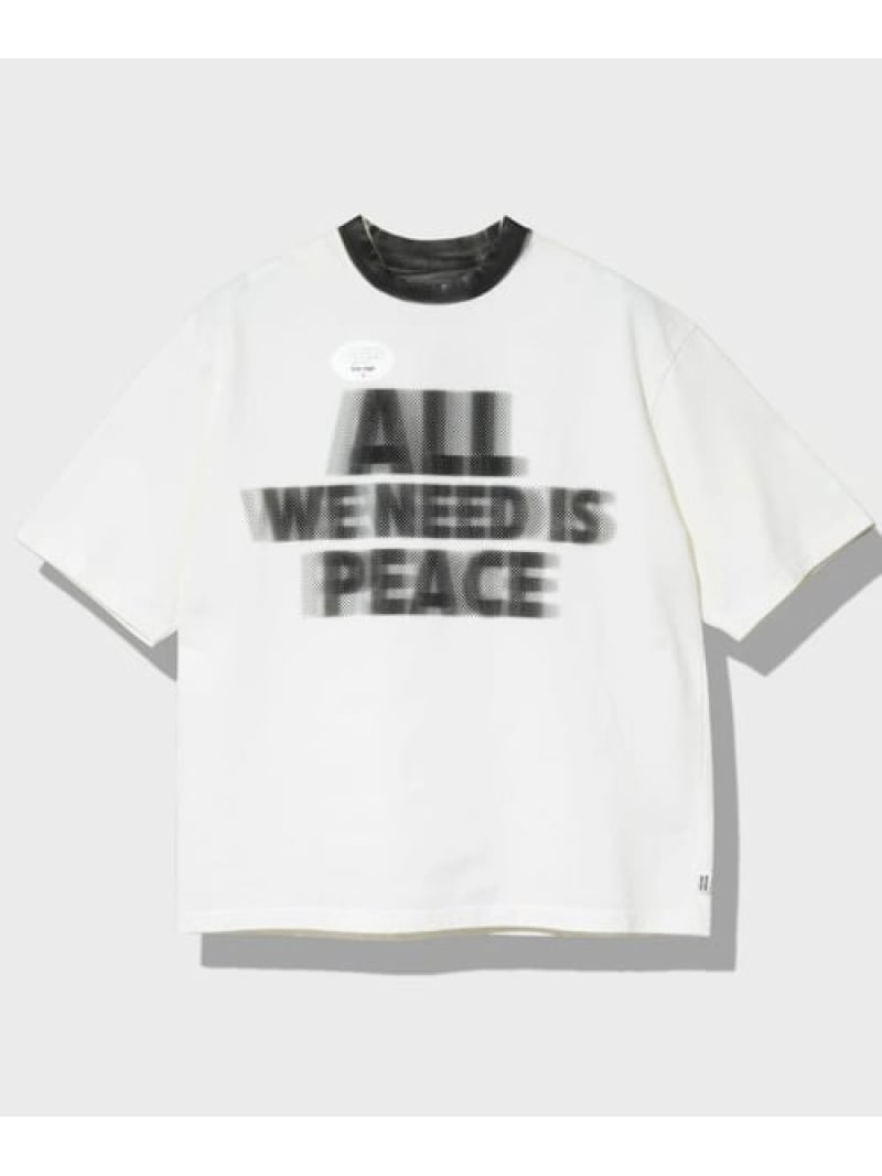 Rakuten - FREE RAGE/フリーレイジ ハンドクラフト ラフ&タフ 半袖Tシャツ 《Airbrush Paint》(MENS) GSC GOODS & SHOES SELECT ゴースローキャラバン トップス カットソー・Tシャツ ホワイト【送料無料】[Rakuten Fashion]