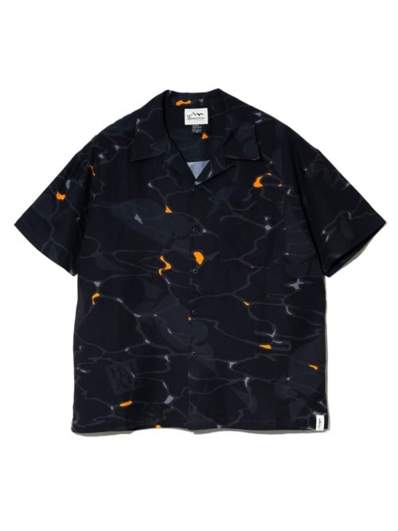 Rakuten - 【SALE／30%OFF】MANASTASH/マナスタッシュ MHAK LITHUM S/S SHIRTS (MENS) GSC MENS SELECT ゴースローキャラバン トップス シャツ・ブラウス ブラック グリーン【RBA_E】【送料無料】[Rakuten Fashion]