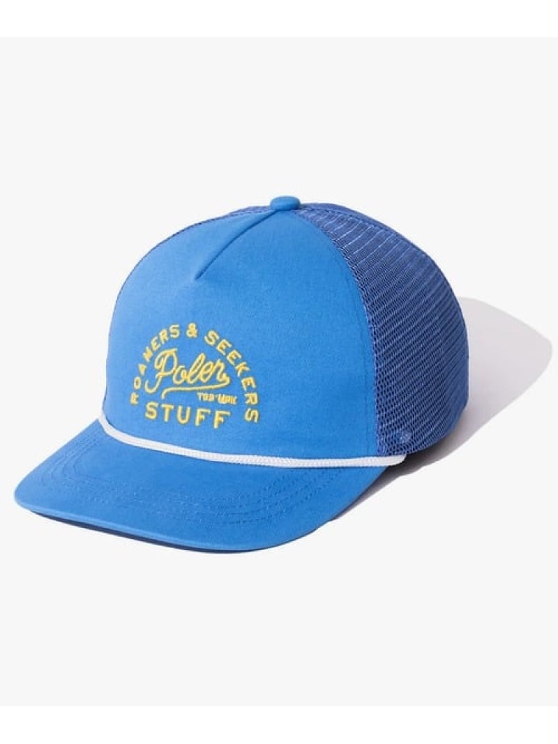Rakuten - POLeR/ポーラーCLASSIC TRACKER CAP GSC GOODS & SHOES SELECT ゴースローキャラバン 帽子 キャップ ブルー【送料無料】[Rakuten Fashion]