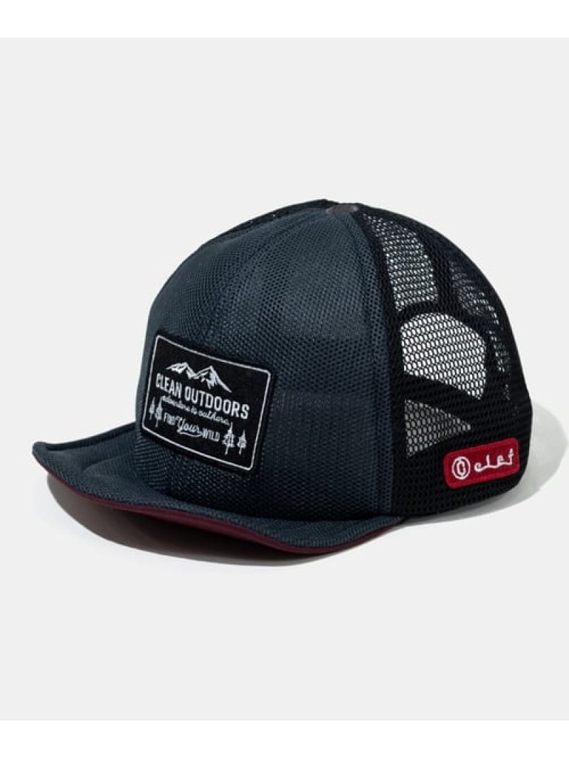 Rakuten - CLEF/クレ COMODOFULL MESH CAP3 clef ゴースローキャラバン 帽子 キャップ グリーン ブラック グレー【送料無料】[Rakuten Fashion]