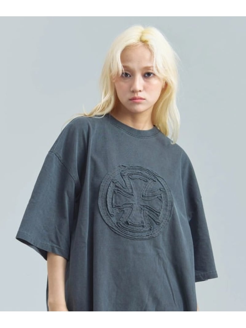 JE-ピグメント・貼り付け加工 SS TEE(MENS) JACKROSE ジャックローズ トップス カットソー・Tシャツ