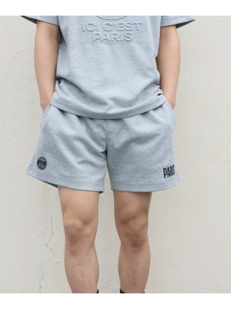 Rakuten - Paris Saint-Germain F.C./パリサンジェルマン INTERLOCK SHORT PANTS(MENS) SELECT BRANDS ジャックローズ パンツ その他のパンツ グレー ブラック【送料無料】[Rakuten Fashion]