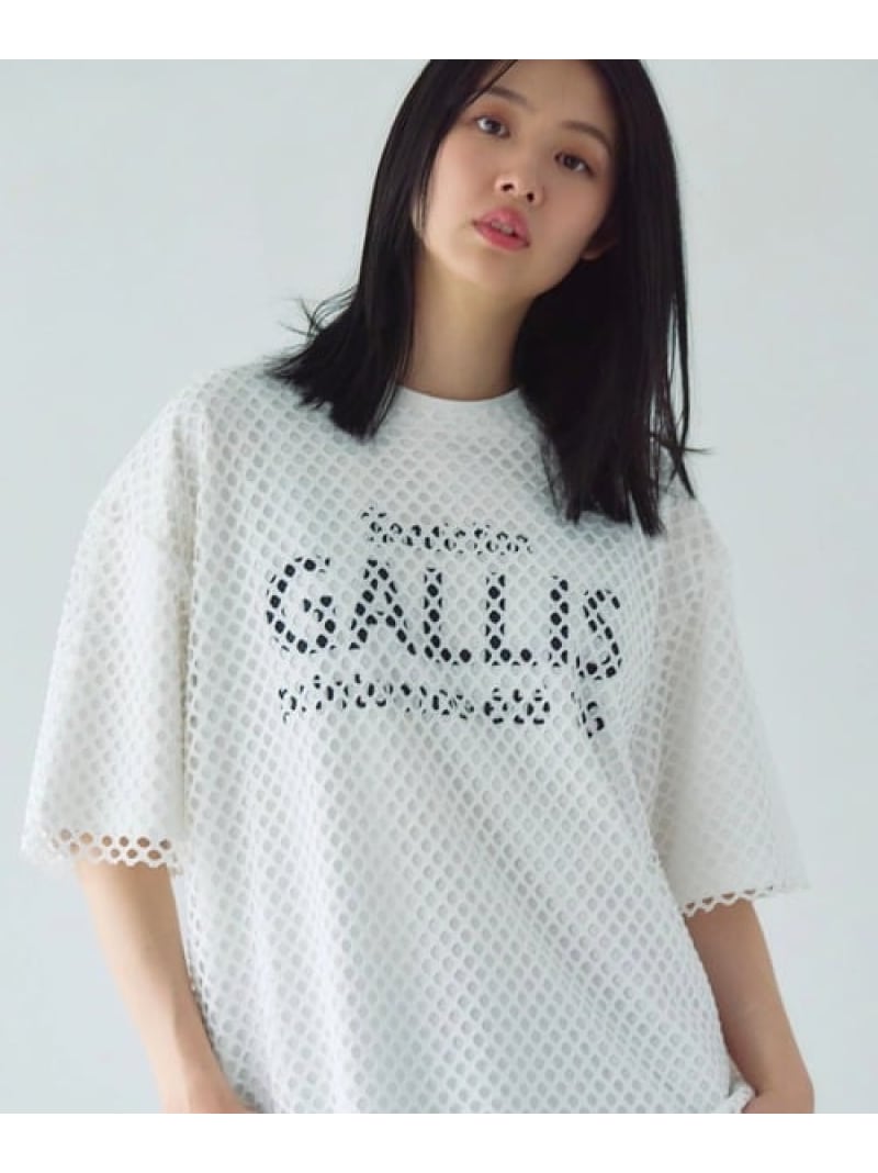Rakuten - GA Mesh Ensemble S/S Tee(MENS) GALLIS ADDICTION ジャックローズ トップス カットソー・Tシャツ ブラック ピンク ホワイト【送料無料】[Rakuten Fashion]